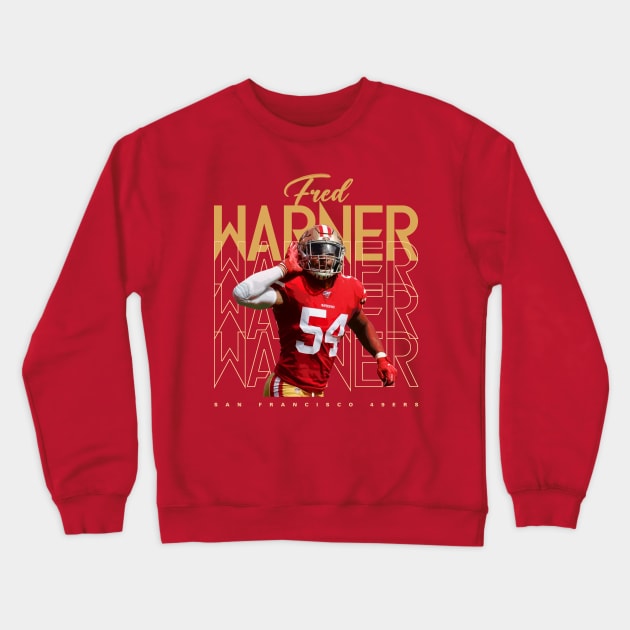 Fred Warner Crewneck Sweatshirt by Juantamad